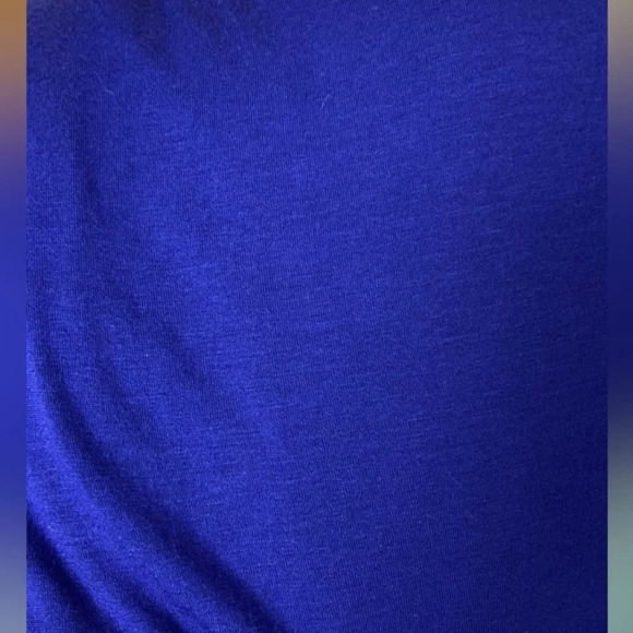 Athleta Solstice Cowl Neck Dress Blue Size Small - Picture 6 of 8